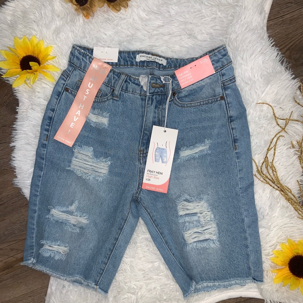 Encore jean shorts